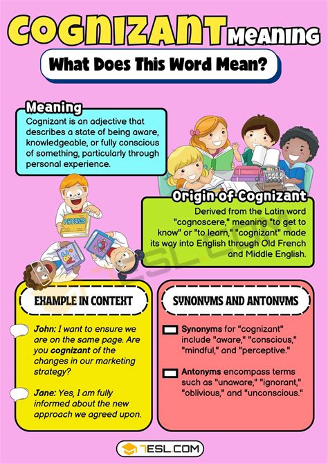 cognizant define|COGNIZANT Definition & Meaning .